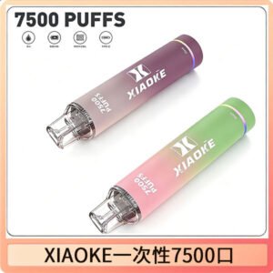 XIAOKE梟客7500Puffs跑馬燈拋棄式電子煙 可發光一次性