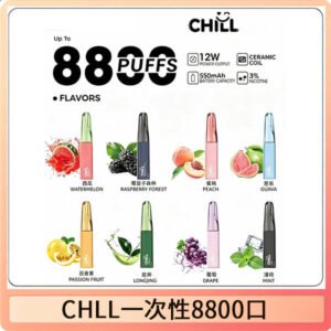 CHILL始祖鳥鴨嘴獸8800口拋棄式一次性電子煙免充電